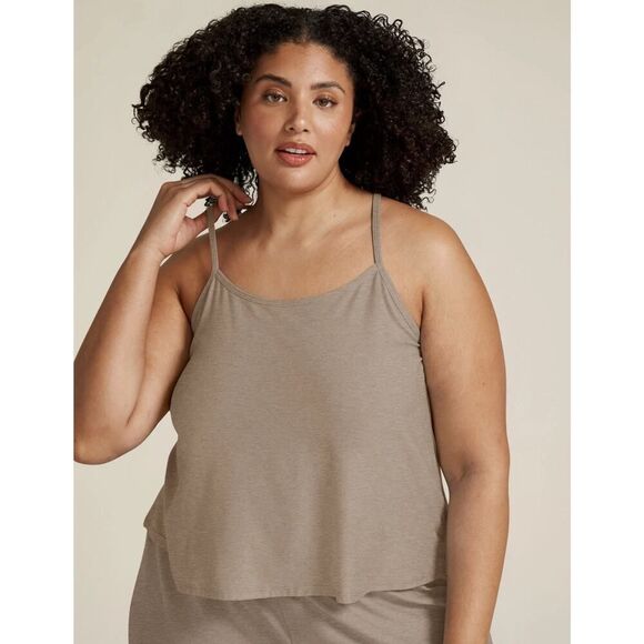 Beyond Yoga Tank Top Womens 2X Strappy Cut Out Featherweight Drift Away Sleep - Picture 1 of 9